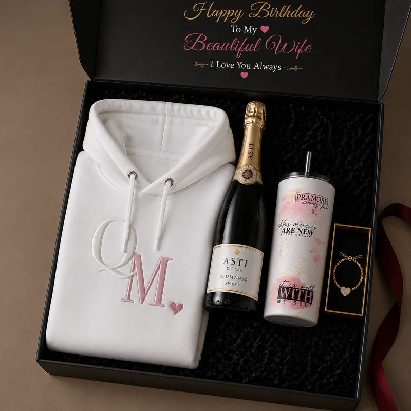 Personalised Birthday Gift Box for Wife — custom printed by Leeshprint